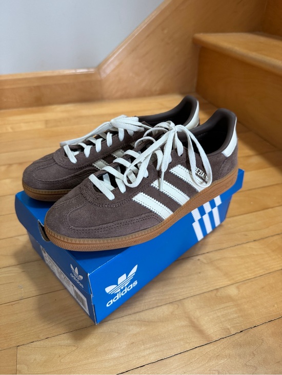 adidas Shoes - adidas Handball Spezial Suede Sneakers - Brown/White